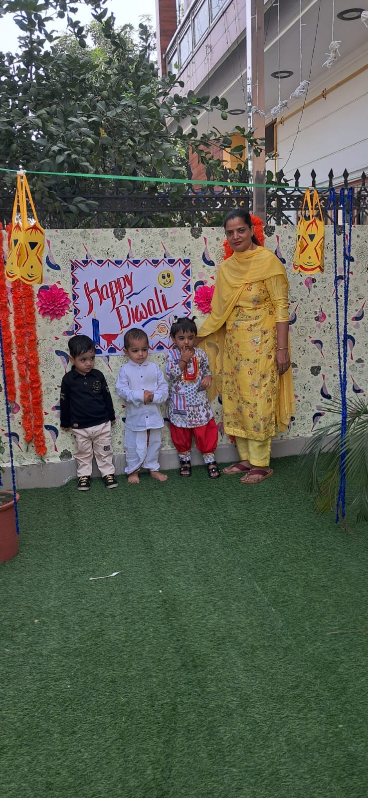 Diwali Celebrations at Growing Roots Playway School!